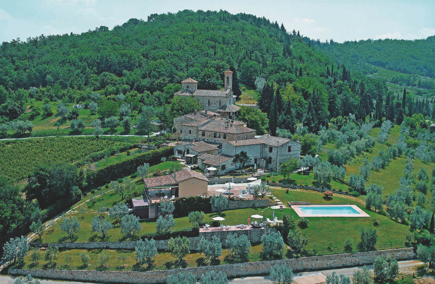 Ariel view of Borgo Sicelle