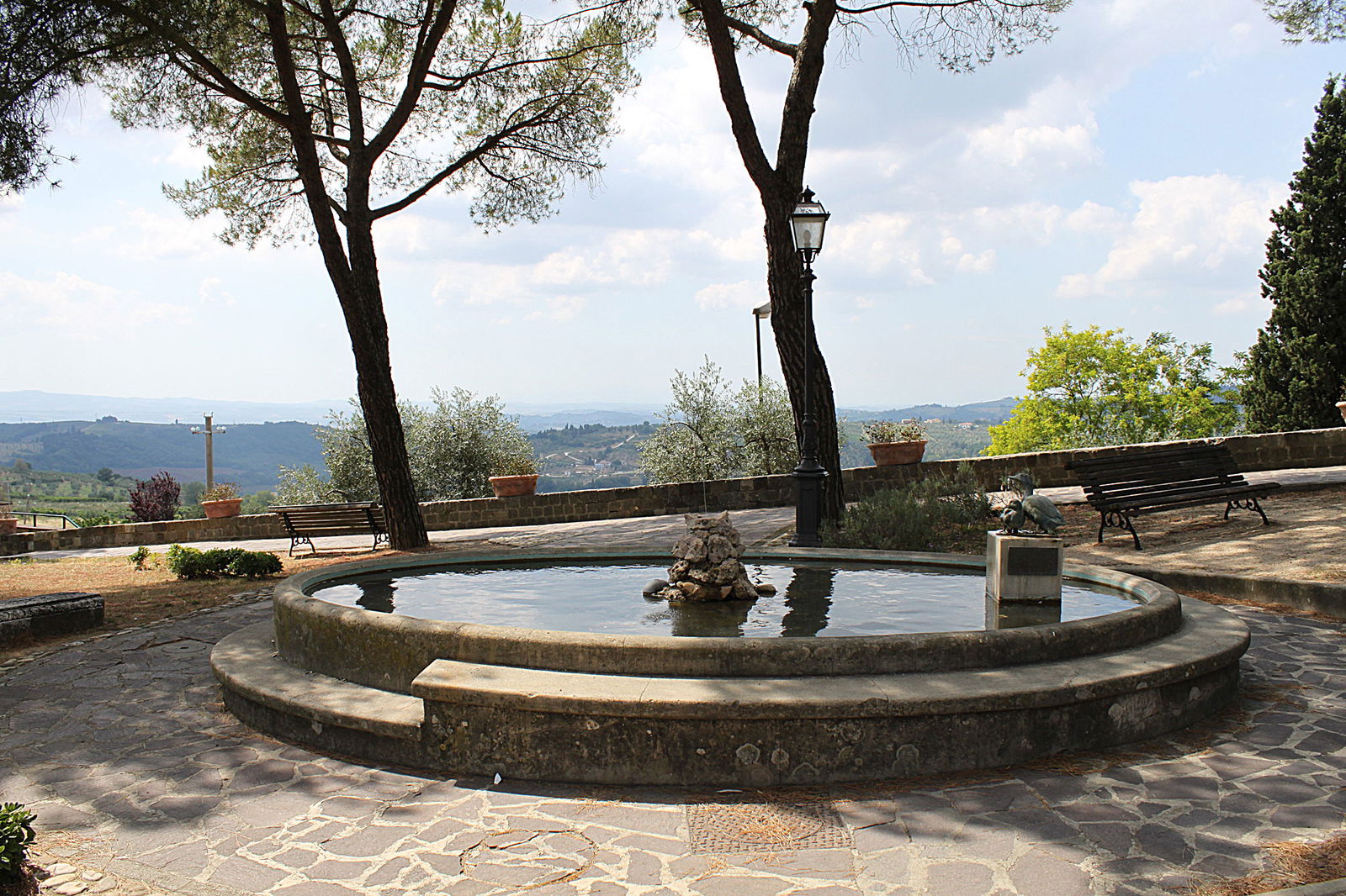 Fountain in Barbeino val d'Elsa