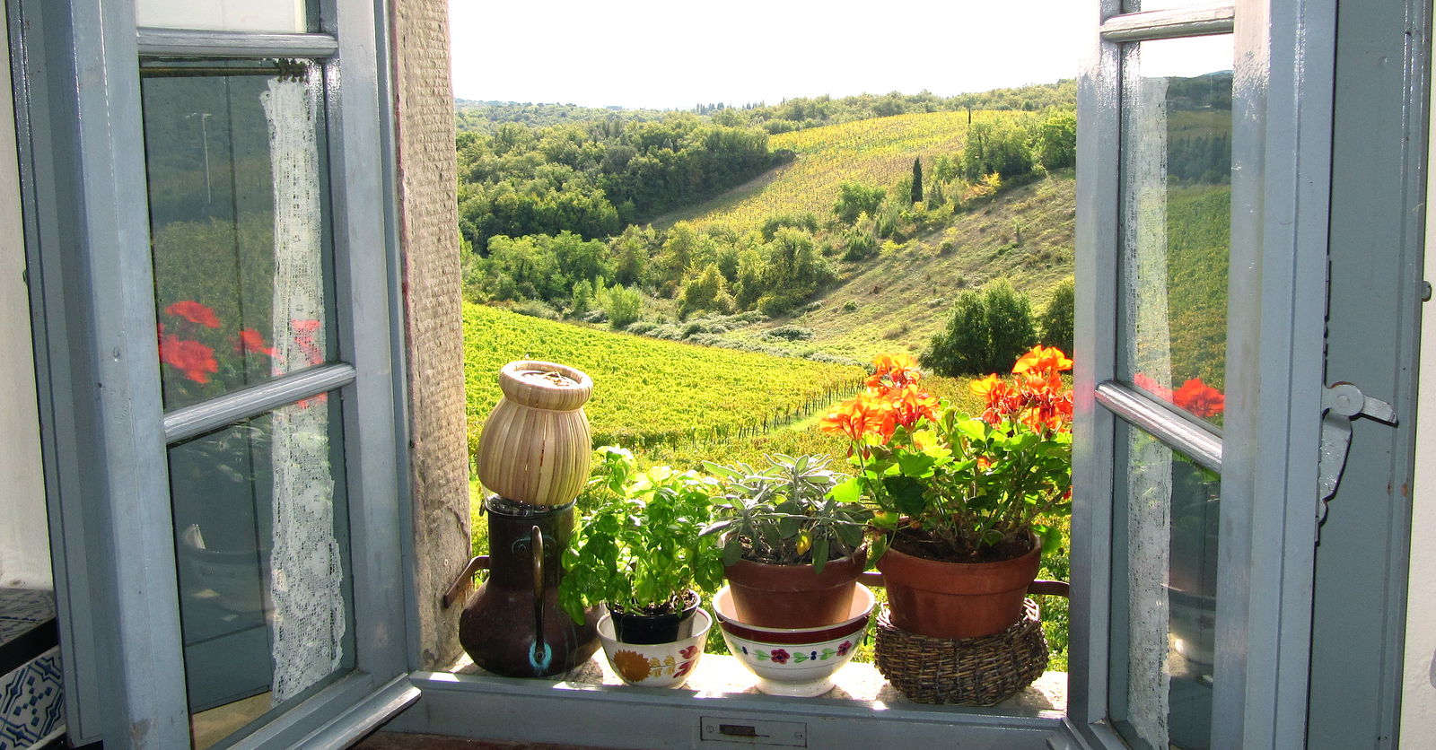 Panorama of Chianti from Borgo Argenina